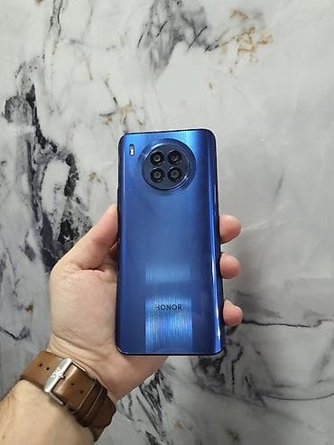 telefon satiwi: Honor 50 Lite, 128 GB, rəng - Mavi, Barmaq izi — 1