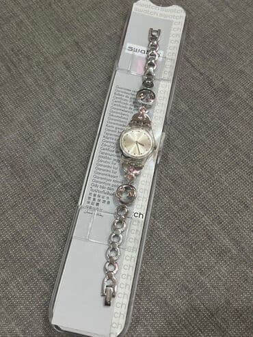 mf saat: İşlənmiş, Qol saatı, Swatch, rəng - Gümüşü — 3