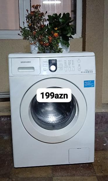 Paltaryuyan maşın Samsung, 6 kq, Avtomat, Qurutmasız, Kredit yoxdur