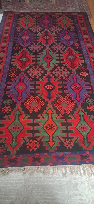 xalca uzlukləri: Qədim xalça, 1961 il, Azərbaycan, Vəziyyəti: Əla — 2