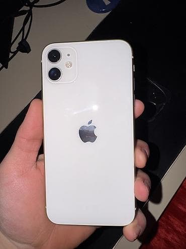 IPhone 11, 128 GB, Ağ, Face ID