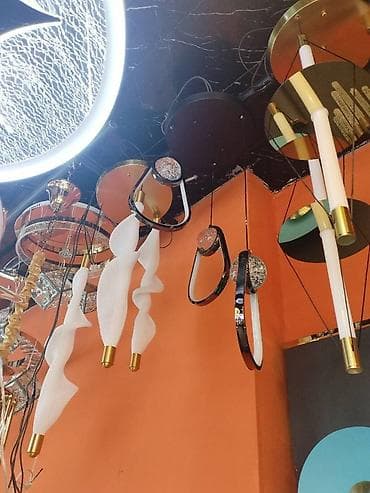 çılçıraqlar qiymetleri: Led Çılçıraq, 4 və daha çox lampa, Metal — 3