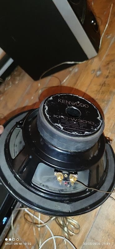ev ucun soyducular: Kenwood KFC-W3010 subwoofer - Tip: 12 düym (30 sm) bass dinamik - — 2