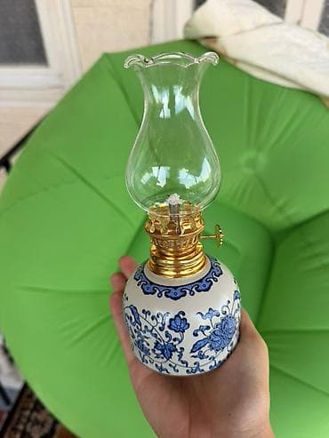 İdman və hobbi: Yenidir keramika dır, Yağ lampası – dekorativ porcelan gövdəli, şüşə — 2