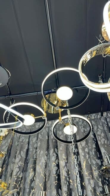 led çılçıraqlar: Люстра, 10 и более ламп, Металл — 1