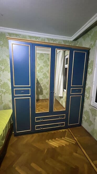 İşlənmiş, Açılan, 6 qapı Düz dolab, Qarderob, paltar dolabı