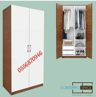 şkaf ucuz: Yeni, Açılan, 2 qapılı Düz dolab, Dolab-asılqan, Azərbaycan — 1