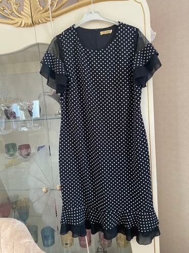 boyuk bədən ziyafət geyimləri: Gündəlik don, Midi, 4XL — 1