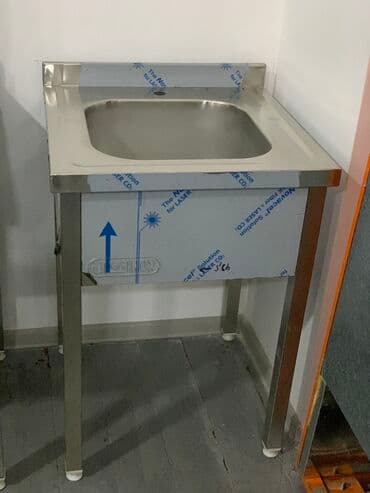 hazır biznes döner: Moyka tək göz 60x60x85 paslanmaz. Zavod istehsalı. Yeni✔️ — 2