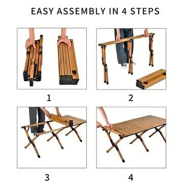 cırtdan baharın ad günü: Kamp stolu Piknik stolu teze mallar 🔺Aciq formada 120x60 sm en uzunu — 2