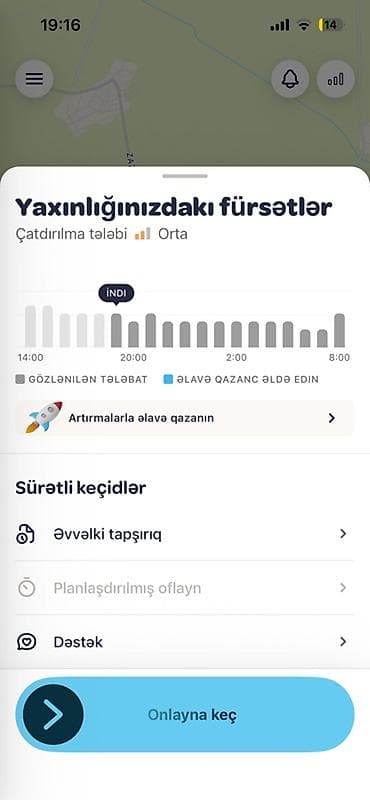 ucuz taksi: Sürücü-kuryer tələb olunur, Şəxsi nəqliyyat vasitəsi ilə — 1