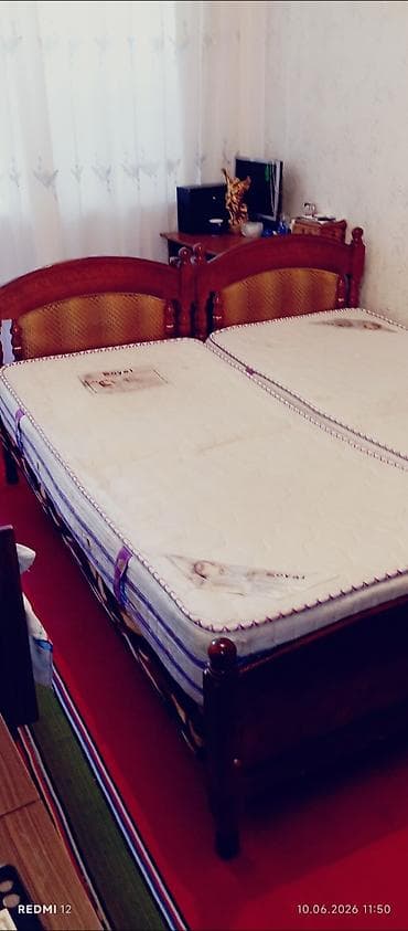 vintir: Təknəfərlik çarpayı, Matras ilə, Siyirməsiz — 2