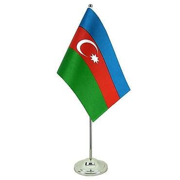 dam örtükləri qiymətlər: Stolüstü bayraq ; Bayraq Ölçü: 15*30sm Dorun uzunluğu : 36 sm — 2