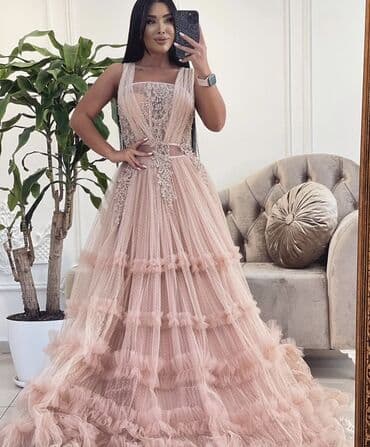 nişan donları 2023: Ziyafət və məclislər üçün uzun modellərdən ibarət qadın paltarları — 1