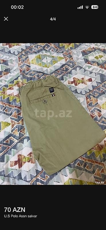 kişi botu: Klassik Şalvar, U.S. Polo Assn, S, rəng - Bej — 4