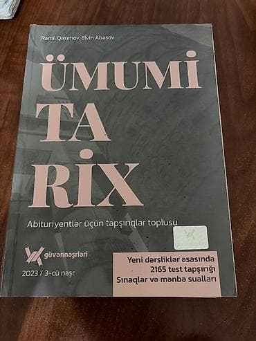 Məhsul: “Ümumi Tarix – Abituriyentlər üçün tapşırıqlar toplusu” — 1