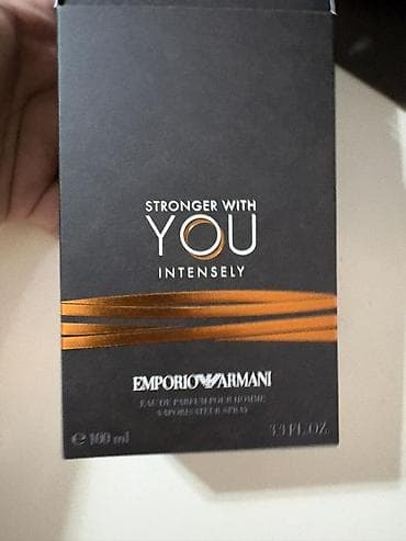 dux: Emporio Armani Stronger With You Intensely – kişi üçün eau de parfum — 3