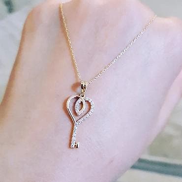 Dəstə daxildir: Kulon, Boyunbağı, Sarı qızıl, 585 Əyar