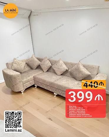 Künc divan, Açılan, Bazalı, Parça, Şəhərdaxili pulsuz çatdırılma — 1