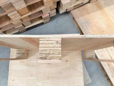 paddonlar: Kompakt kontrplak paletlər – anbar, logistika və istehsalat üçün — 2