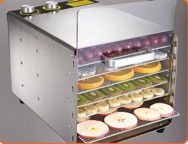 Quru meyve aparati model st-03, qabların sayı 6, qabların ölçüsü