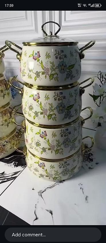 soba servisi: Qazan, rəng - Ağ — 1