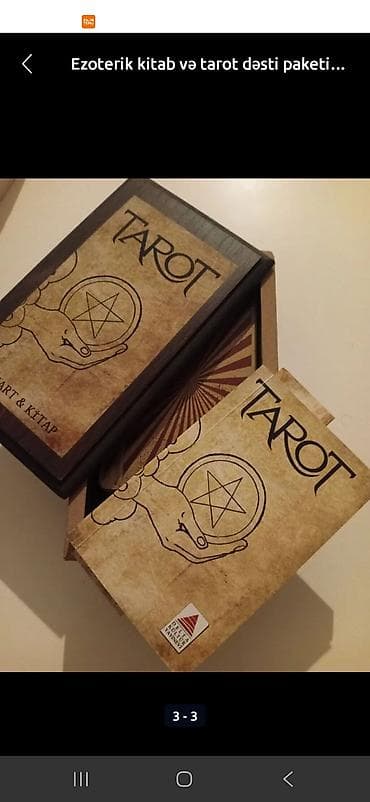 kitab alan: Ezoterik kitab və tarot dəsti paketi Paketin tərkibi: - Sezen Tatlı – — 2