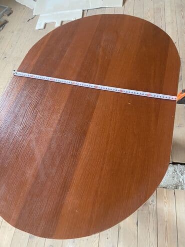 Офисная мебель: Гостиный стол, Нераскладной, Дерево, Овальный стол — 3