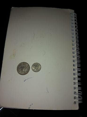 qədim sandıq: ABŞ sikkələri dəsti ili 1981 .2001 2 ədədi gümüsdu qədimi puldu — 2