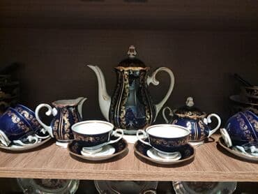 Qəhvə dəsti, Farfor