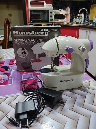 masin manitorlari: Hausberg HB-1001 mini tikiş maşını - Brend/model: Hausberg HB-1001 - — 1