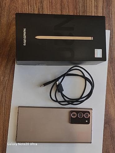 note 20 plus: Samsung Galaxy Note 20 Ultra, rəng - Qızılı, Simsiz şarj — 5
