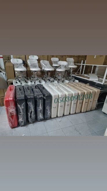 ıkıncı el metbex mebelı: Yeni, Masaj kuşetkası, Qatlanan çemodan, rəng - Ağ — 1