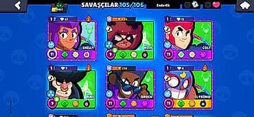 saat bataryası: Brawl Stars hesabı – yüksək səviyyəli və zəngin kontentli demək olar — 2