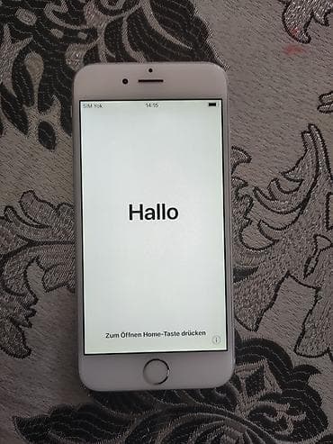iphone 6s barter: IPhone 6, Gümüşü, Barmaq izi — 3
