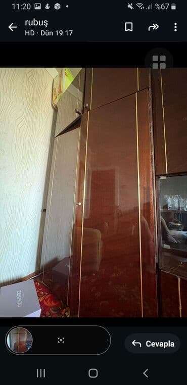 шкаф для посуды: Новый, Распашной, 6 дверей Прямой шкаф, Стенка — 4