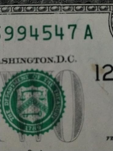 5 dollar: Pullar Bir ədədi 100 manat. Cap xətallari və maraqli seriyalar — 2