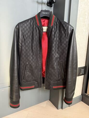 qadınlar üçün zamşa gödəkçələr: Dəri kurtka, Gucci, S — 1