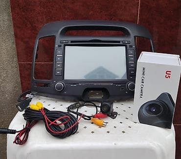 Orgianl Hundai avtomobili üçün multimedia başlıq + arxa görüntü