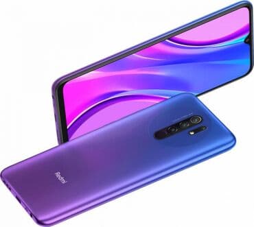 redmi işlənmiş: Redmi 9, 64 GB, rəng - Bənövşəyi, Barmaq izi — 2