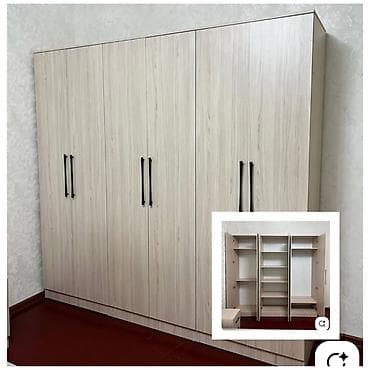 parca skaflar: Yeni, 4 qapılı, Bej, Açılan, Düz dolab — 1