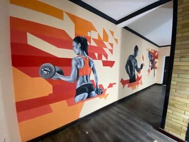 Divar rəsimlərinin çəkilməsi🎨 Qiymət rəsmə və onun ölçüsünə uyğun