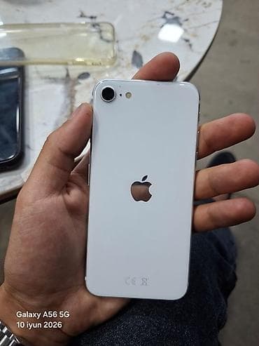 iphoneler: IPhone SE, 64 GB, Ağ, Barmaq izi — 1
