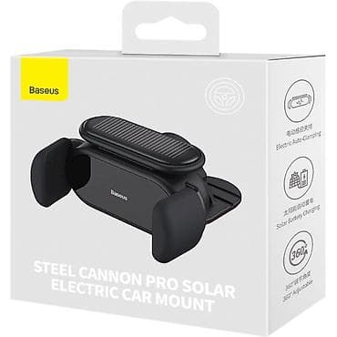 renault kredit: Baseus Steel Cannon Pro Solar Electric Car Mount – günəş enerjisi ilə — 3