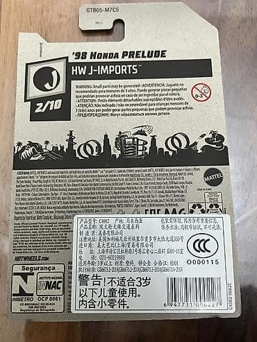 Hot wheels 98'Honda prelude(2020 case).Salam qutusunda heç bir problem — 2