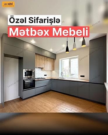 3d defter: Özəl sifarişlə mətbəx mebeli – lakonik və minimal dizayn - — 1