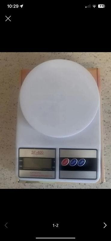 Ofis avadanlığı: Elektron mətbəx tərəzisi SF-400 - Model: SF-400 - Rəqəmsal LCD ekran — 1