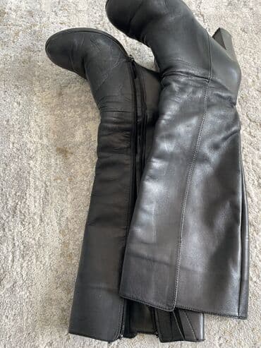 çəkmələr: Ölçü: 38.5, rəng - Qara, İşlənmiş — 1