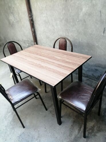 tap az masa ve oturacaqlar: Kuxna üçün masa və oturacaqlar desti, kafe və cayxana üçün stol stul — 17