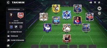 Аренда оборудования: FIFA Mobile hesabı – yüksək reytinqli heyət - Komanda ümumi reytinqi — 1